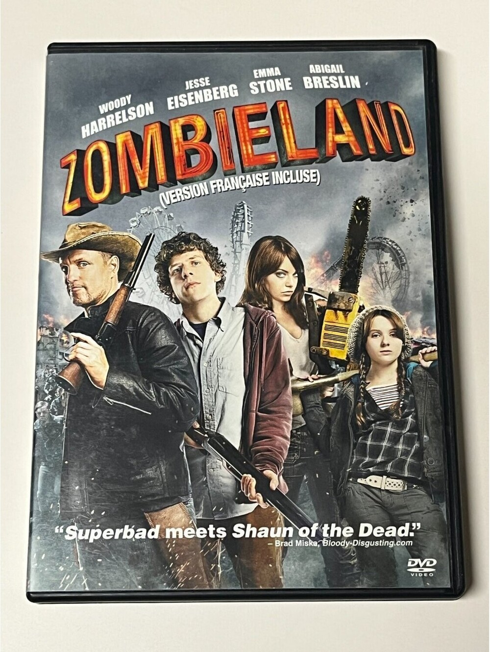 Zombieland DVD Widescreen Woody Harrelson 2009 Comedy Ruben Fleischer
